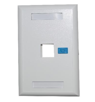 [NEW-NET-ACC-40000001-WH-320] Newlink Faceplate/Wallplate - Available on 1 & 2 ports (1 Port)