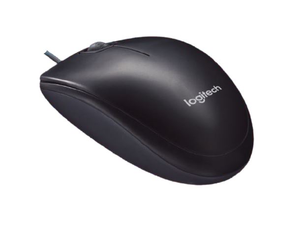 Logitech 910-004053 - Wired Optical Mouse M90 / USB Interface / Black