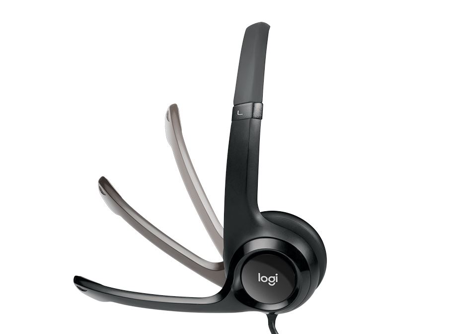 Logitech H390 Headset with Microphone / USB / In-Line Controls / Black 