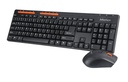 Meetion 4100 Wireless Multimedia Combo - Mouse &amp; Keyboard / for SmartTV, TVBox / Android / Windows /Black