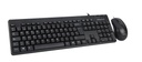 Meetion AT100 Combo Keyboard &amp; Mouse - USB / Waterproof / Black