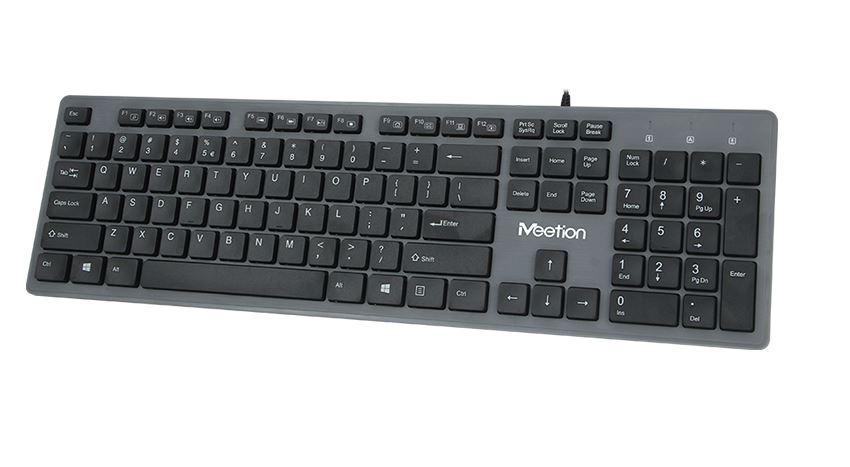 Meetion K841 Standard Keyboard - for SmartTV, TVBox, Android / USB / Black