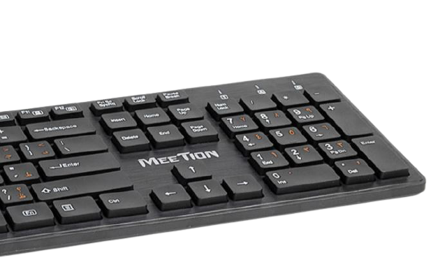 Meetion WK841 Wireless Standard Keyboard - USB / Black