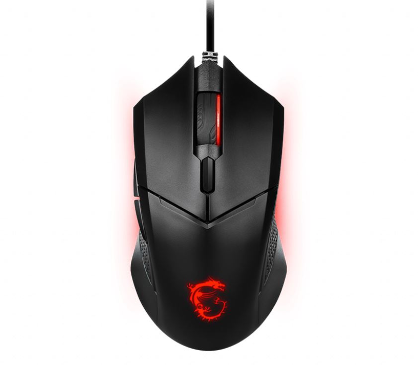 MSI Clutch GM08 - Optical Mouse / 1000Hz / 1600 dpi / Black