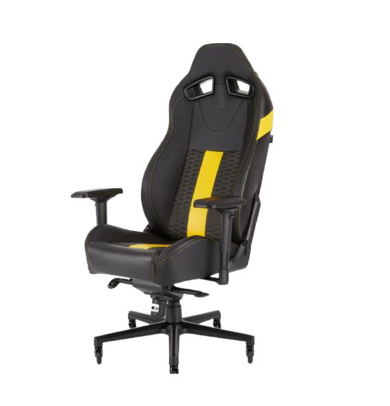 Corsair T2 Road Warrior Gaming Chair - Black/Yellow