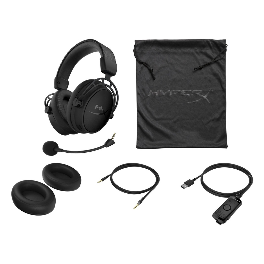 HyperX Cloud Alpha S Gaming Headset - 3.5mm &amp; USB PC, PS4 &amp; Mobile / 7.1 Surround / Black