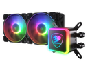 Cougar Aqua 240 Cooling System ARGB  - 2 x 120mm Fans / Socket LGA115X, 12XX, AM4 / Black