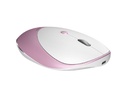 Meetion R600-S Slim Rechargable Wireless Mouse - 2.4GHz / 10m / Adjustable DPI / Pink