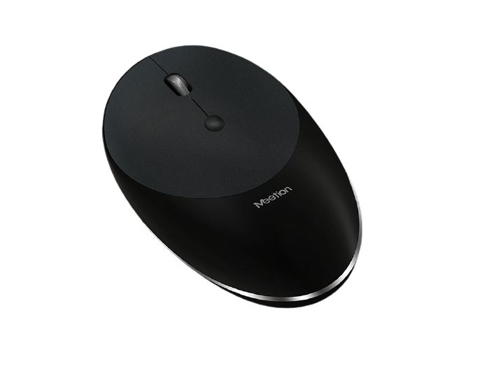 Meetion R600-S Slim Rechargable Wireless Mouse - 2.4GHz / 10m / Adjustable DPI / Black