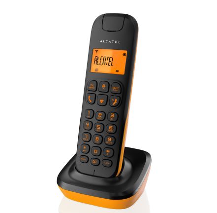Alcatel D135 Wireless Phone - Black/Orange