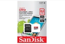 SanDisk microSDXC 64GB ULTRA with Adapter - USH-1, CL 10, Compatable with Android 10