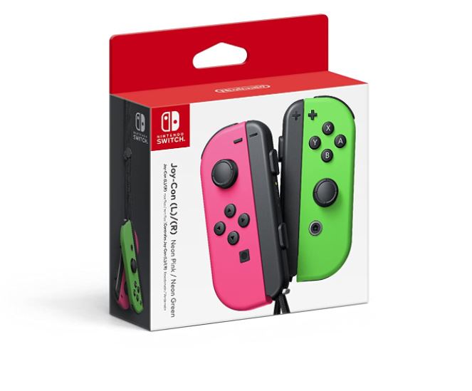 Nintendo Switch Joy-Con (L)/(R) - Neon Pink / Neon Green