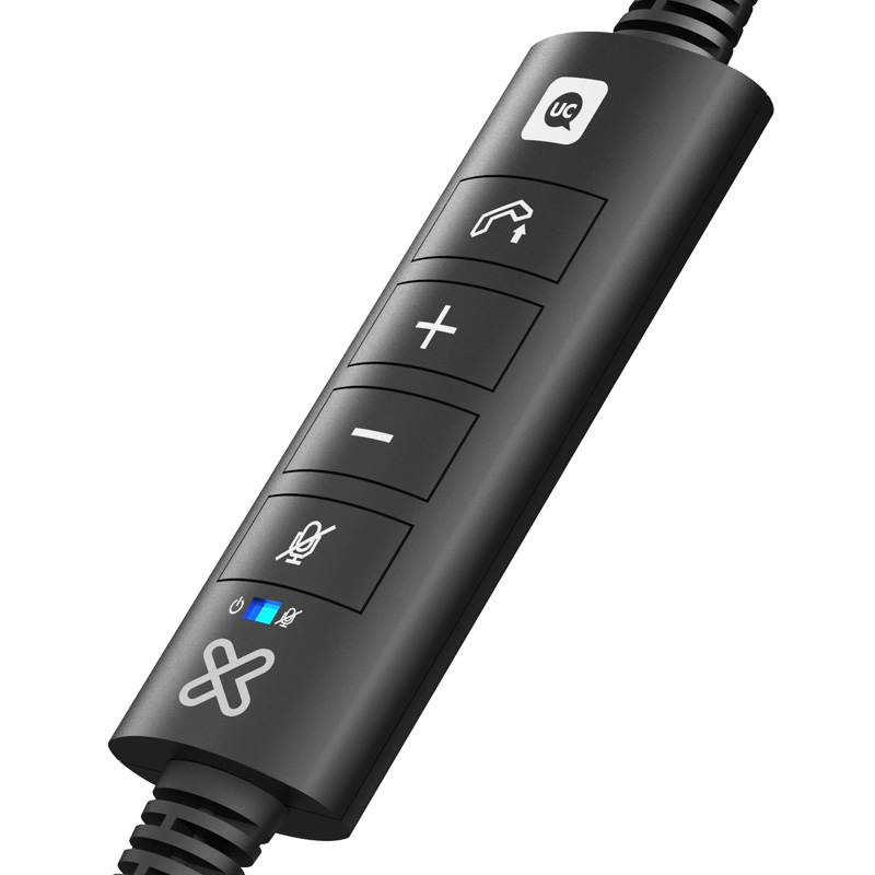Klip KCH911 VoxPro-S Stereo Business Headset / USB / Black