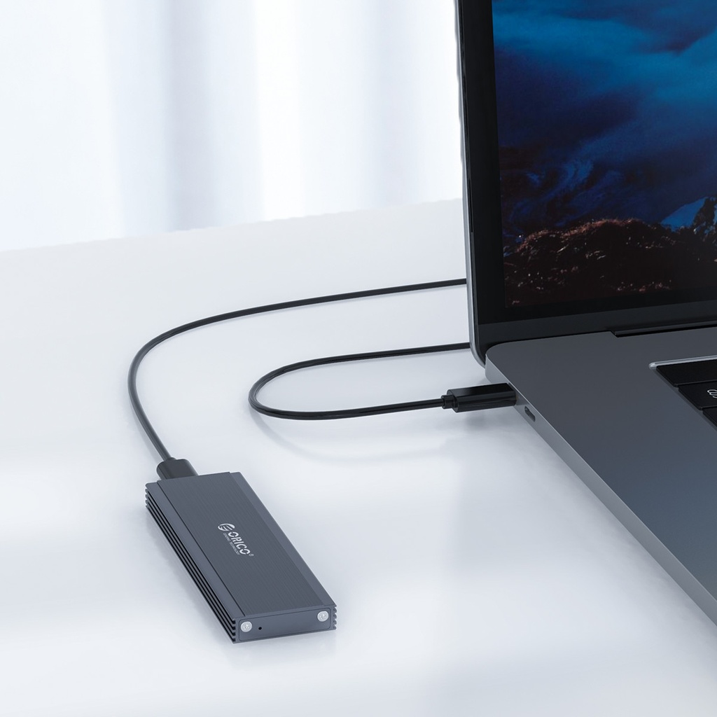 ORICO PRM2F-C3 - NGFF M.2 Enclousure USB-C / 5Gbps / Aluminium Alloy / Black