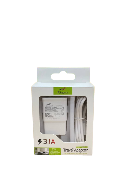 Kingmox  DSY-6001M USB Charger Travel Adapter - 15w / White