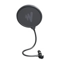 Maono AU-PF150 - Microphone Pop Filter Wind Mask Shield Screen Set with flexible 360 ​° stabilization arm / Black