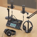 Maono Caster Lite AU-AM200 - Portable All In One Podcast Production Studio / Black