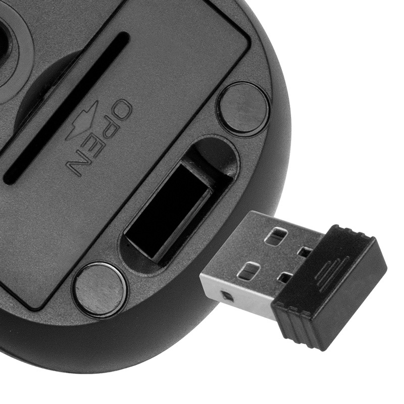 KLIP Klever - Mouse USB Wireless / 2.4GHz / Black 
