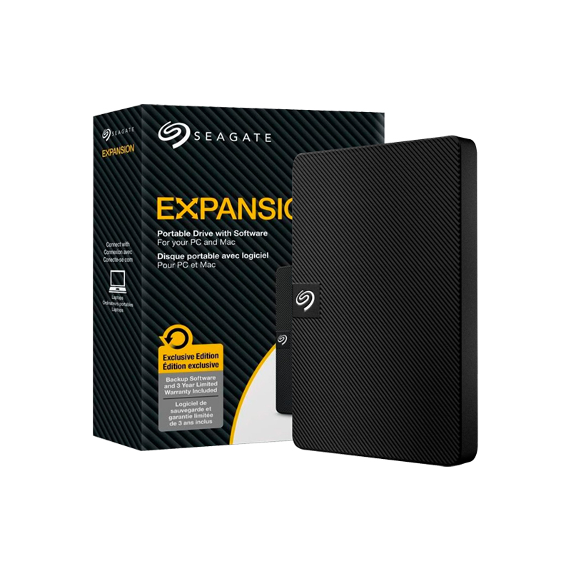 Seagate STKM2000400 2TB USB External Hard Drive - Expansion Portable / USB 3.0 / Black  
