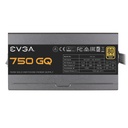 EVGA PSU 210-GQ-0750-V1 750GQ Power Supply / 80+ Gold 750W / Black 