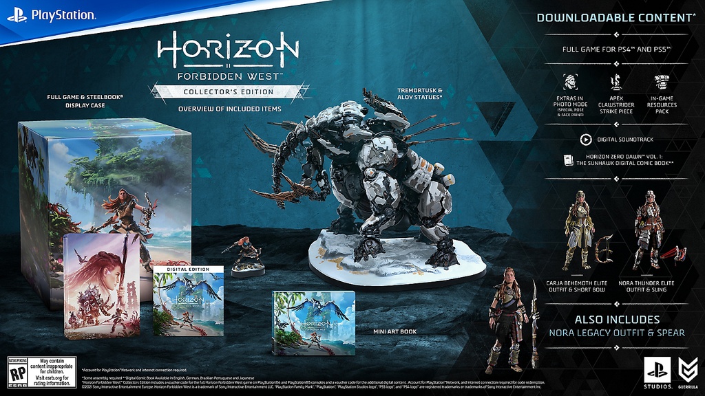 PS4 Horizon - Forbidden West - Collector Edition, free upgrade to PS5