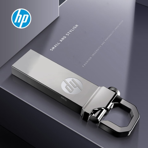 HP v250w 4GB USB Flash Drive Memory - Gray