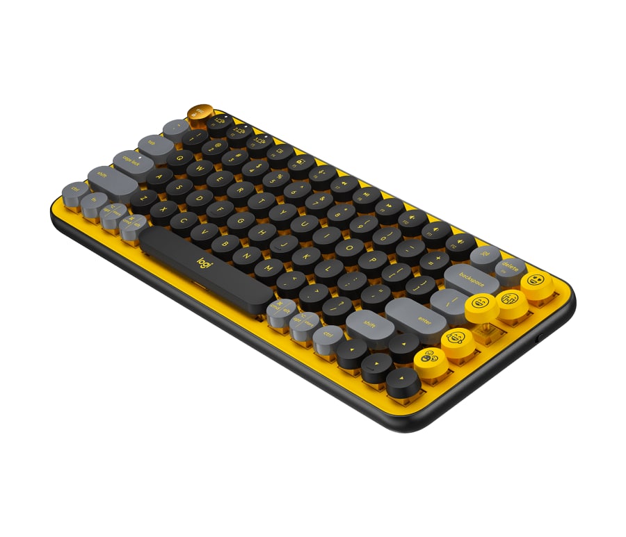 Logitech 920-010707 POP Keys Keyboard / USB / English / Yellow