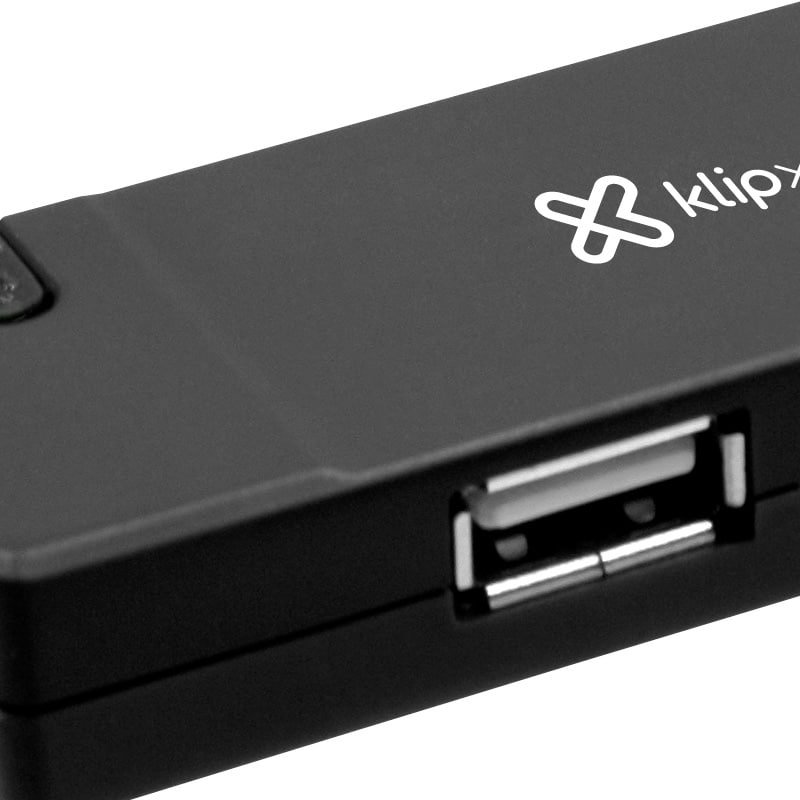 Klip Xtreme KUH-400B 4-Ports USB2.0 Hub - Black