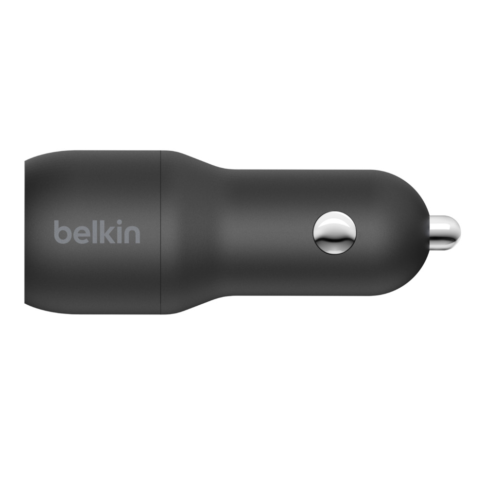 Belkin CCB001BTBK Boost Charge - Auto Charge / Double USB-A / 24W / Black