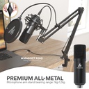 Maono AU-A04 Professional Podcasting and Microphone Kit  / USB / Black