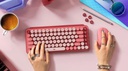 Logitech 920-010707 HEARTBREAKER POP Keys Keyboard / USB / English / Red - Pink