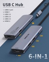 Mokin 12D43 USB-C Docking Station - Dual HDMI, 3*USB-A, PD