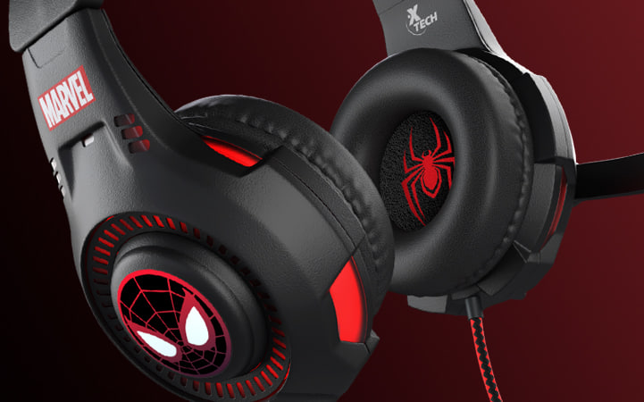 Xtech Marvel USB Headset Spiderman - Miles Morales Edition 