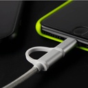 KLIP KAC-210BK - 2 in 1 Micro-Usb Cable with Lightning Connector - Black