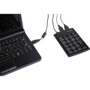 Targus PAUK10U - Numeric Keypad with USB Hub / Black