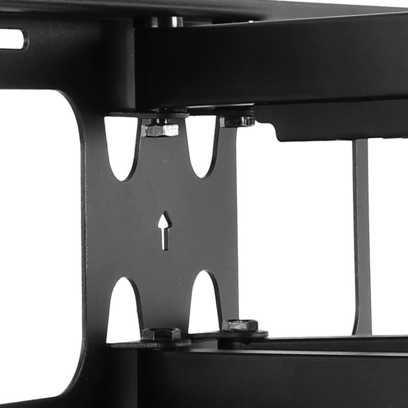Klip KPM-955 - Articulated Tilt and Swivel Mount for LED/LCD and Plasma Displays / 90&quot; / Up To 165 Pounds / Black