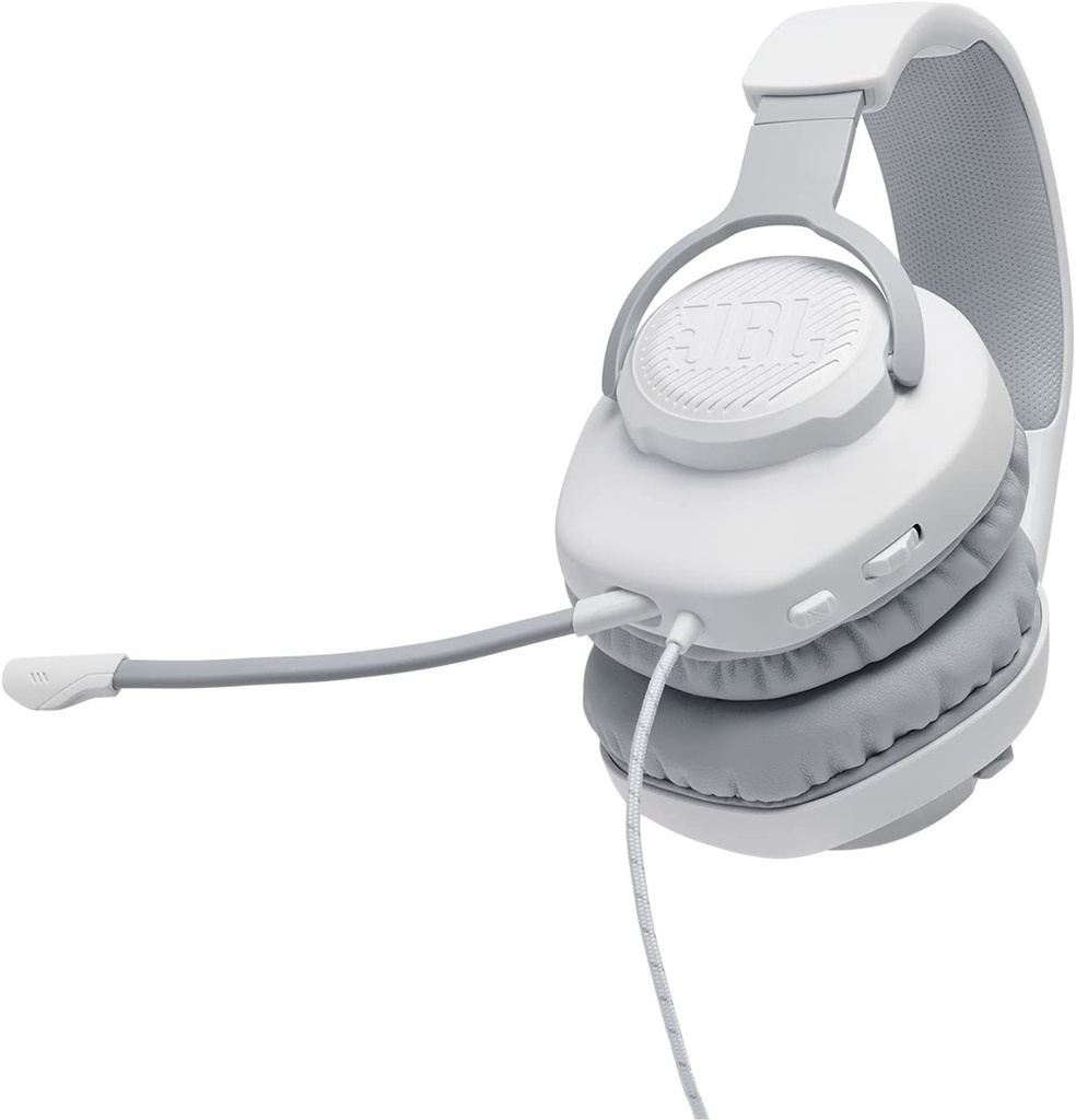 JBL Quantum Q100 Gaming Headset - QuantumSound / USB / 3.5mm / White