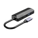 ORICO MDK-4P 4-in-1 USB-C Docking Station  - USB-C, 2*USB3.0, HDMI / Black