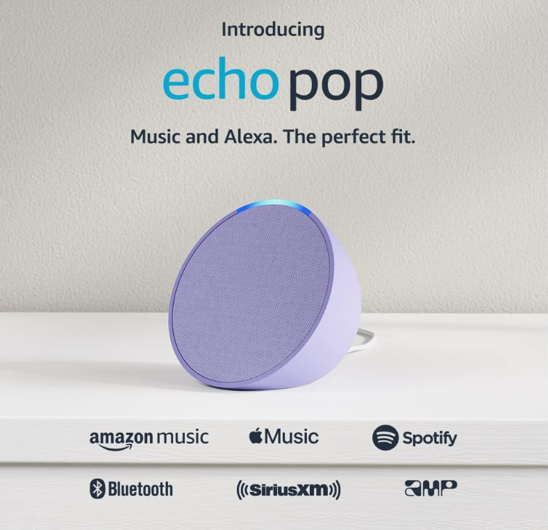 Amazon Alexa Echo Pop - Lavander