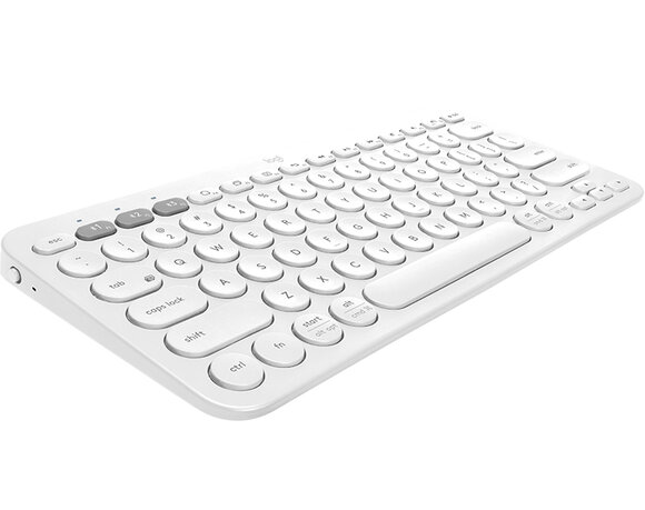 Logitech K380 Wireless Keyboard / Bluetooth / Spanish / White 