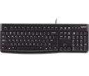 Logitech 920-004422 Ergonomic Keyboard K120 / USB / Spanish / Black