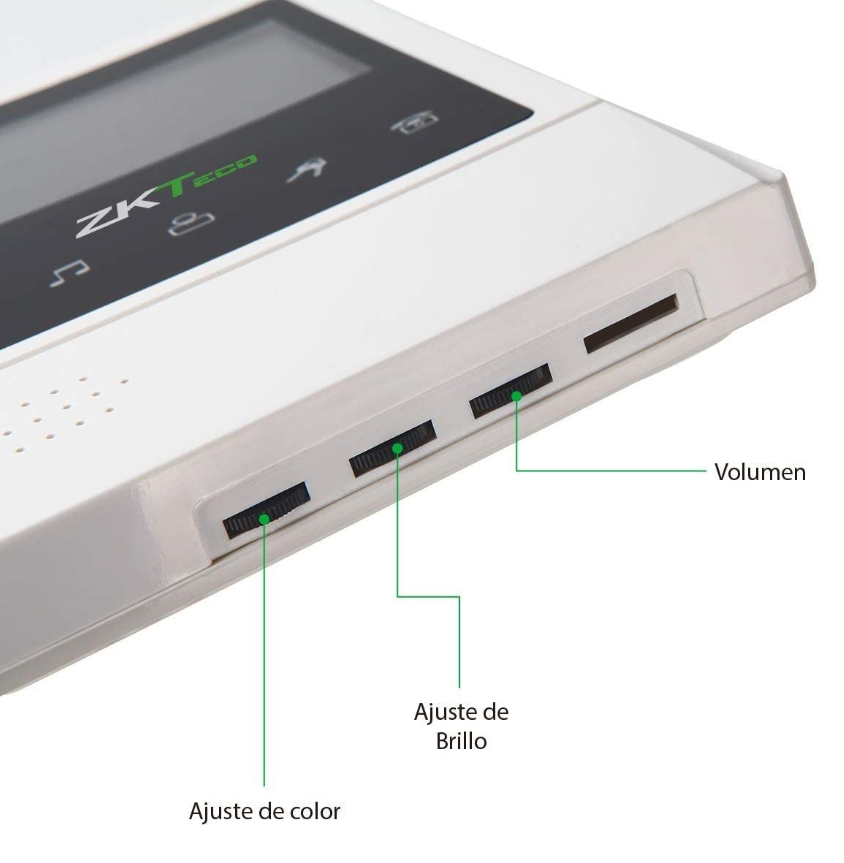 ZKTeco VDPI-B4 Kit Video Intercom LCD 4.3&quot; with 