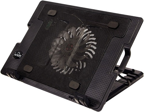 Argom CF-1594 Cooling Pad para Laptop / 2xUSB / 1xAbanico / Soporta hasta 17&quot;