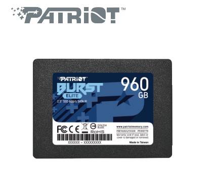 PATRIOT Burst Elite - SSD Internal Disk / 2.5 / SATA 3 / 960GB / Negro
