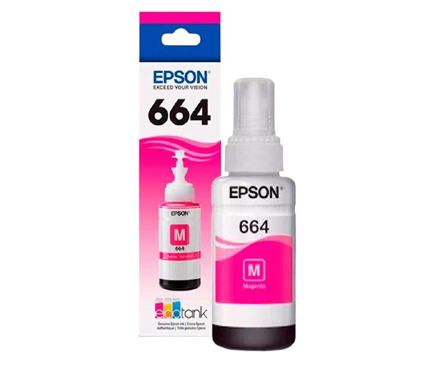 Epson T664 Ink Bottle - Magenta