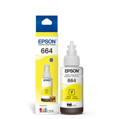 Epson T664 Ink Bottle - Yellow