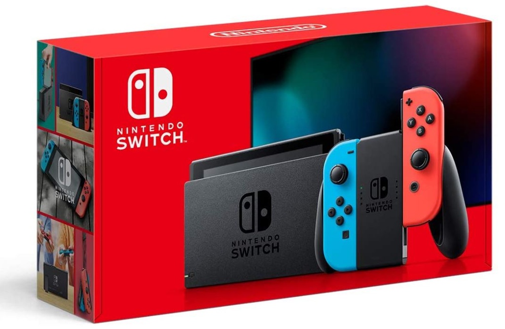 Nintendo Switch Neon Gaming Console - Games not included