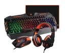 Meetion C500 Combo Gamer - Headset , Mouse , Keyboard , Mouse Pad / Black
