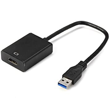 Genérico Adaptador USB3.0 Macho a HDMI Hembra 