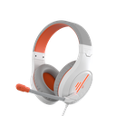 Meetion MT-HP021 Gaming Headset - 3.5mm Audio / USB RGB / Blanco + Naranja